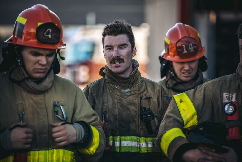 FireFighter Lovell as a recruit during SLC Fire Academy.