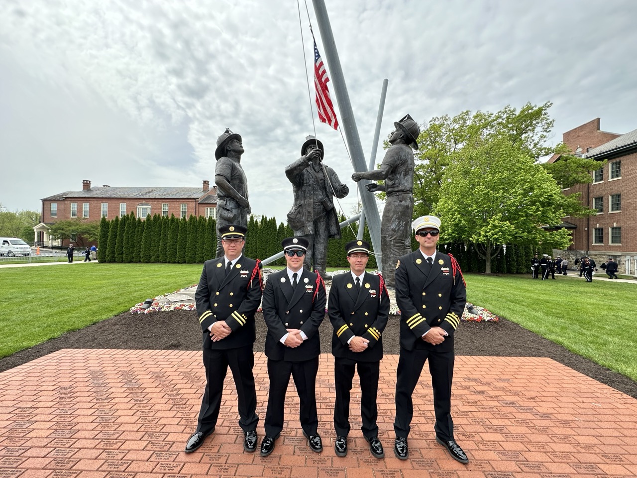 Honor Guard at the Firefighter Memorial